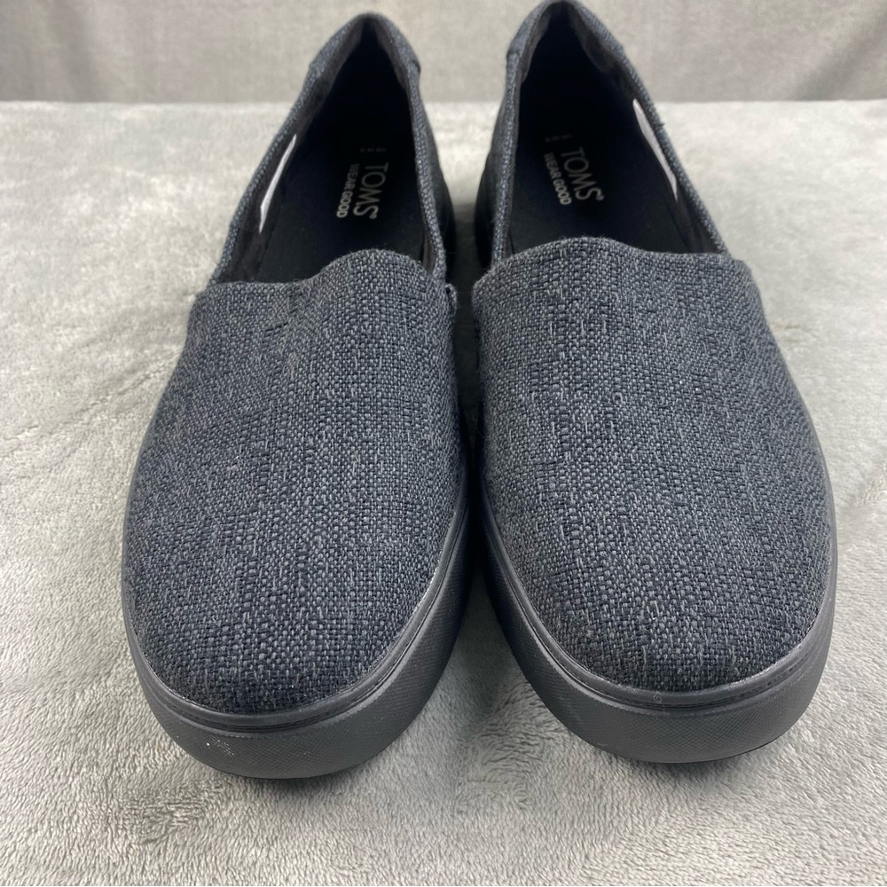 TOMS Women's Kameron Slip on Platform, Size 9 Black.  Tried On Only
